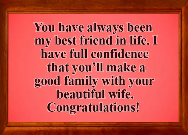 Congratulations Marriage