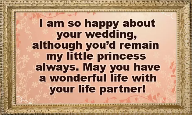 Wedding Wishes For Parents From Daughter