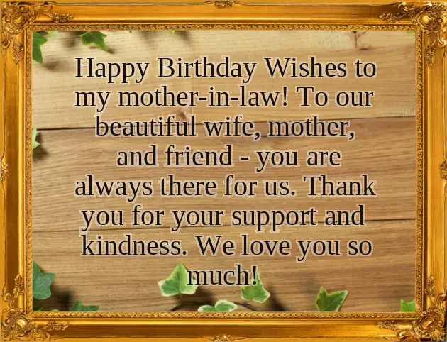 Wish For Mother In Law Birthday Wish For Mother In Law Birthday