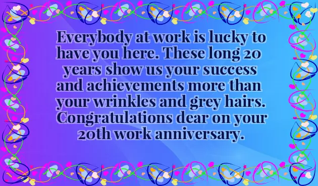 Congratulations On Your 1St Work Anniversary