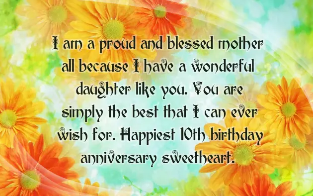 Birthday Wishes For 10 Years Old Girl Birthday Wishes For 10 Years Old Girl