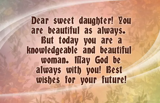 Graduation Wishes Daughter