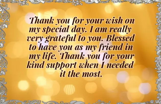 Thank You Wishes For My Birthday
