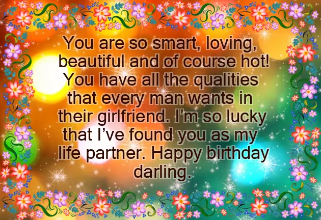Sweet Wish Birthday For Girlfriend