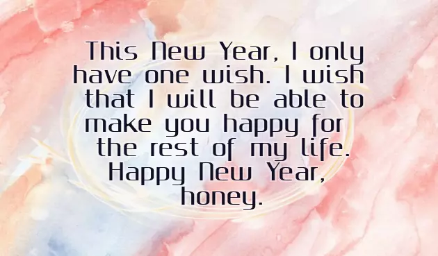 Romantic New Year Messages