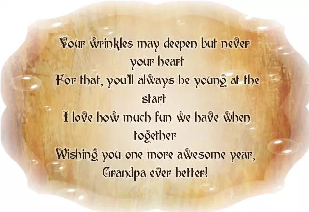 Birthday Poem For Grandfather Birthday Poem For Grandfather