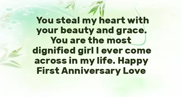 First Marriage Anniversary First Marriage Anniversary