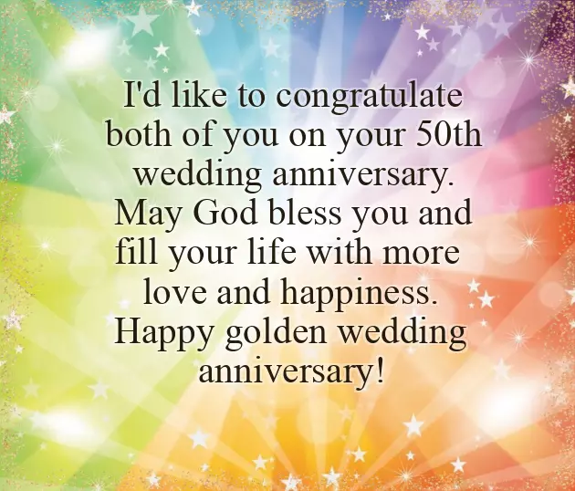 50 Years Anniversary Wishes 50 Years Anniversary Wishes