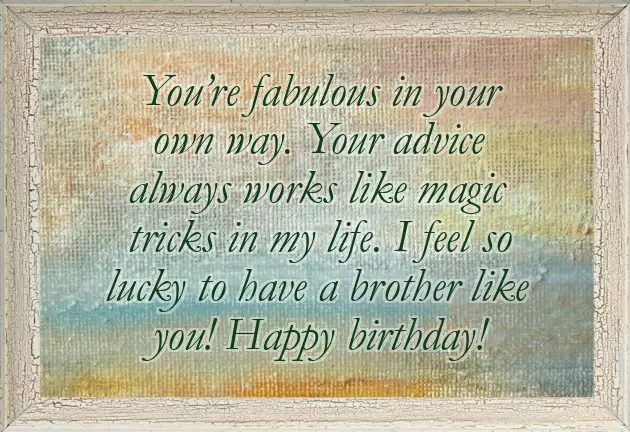 Happy Birthday Wishes Of Brother