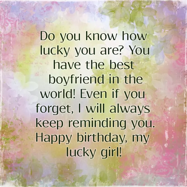 Funny Birthday Wishes For Girlfriend In English Funny Birthday Wishes For Girlfriend In English