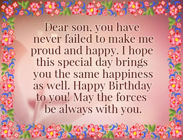 Birthday Wish To My Boy Birthday Wish To My Boy