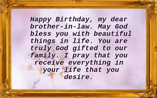 Wish U Happy Birthday Brother In Law