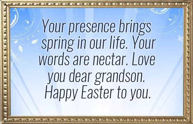 Easter Greetings For Grandson Easter Greetings For Grandson