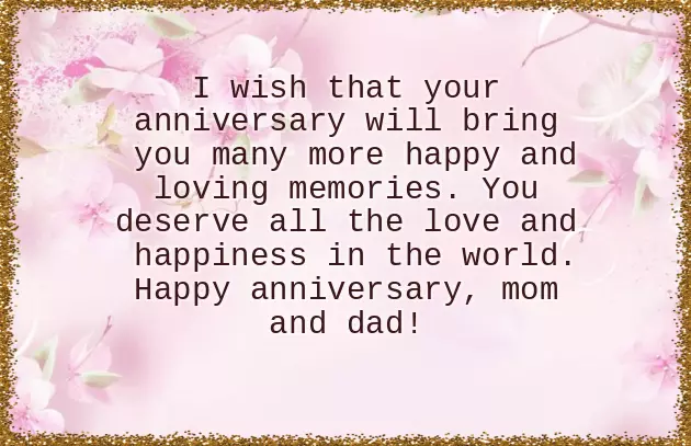 Wedding Anniversary Wishes For Dad Mom Wedding Anniversary Wishes For Dad Mom