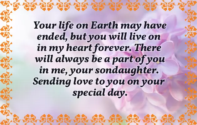 Birthday Wishes To Heaven For Mom