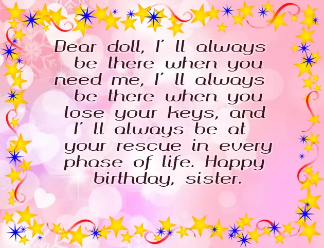 Birthday Wishes Letter For Sister Birthday Wishes Letter For Sister