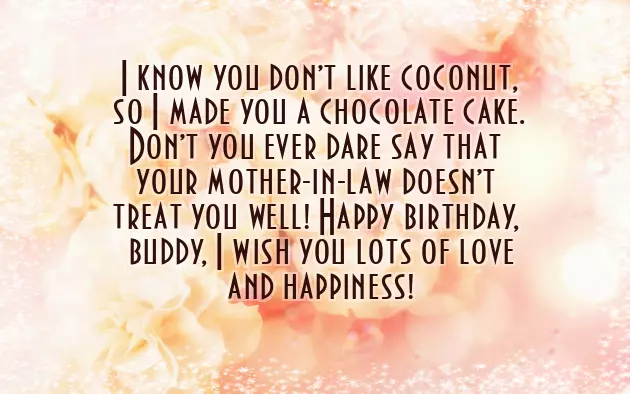 Birthday Wishes For A Son In Law