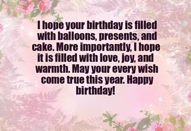 Birthday Wish From Mom To Daughter