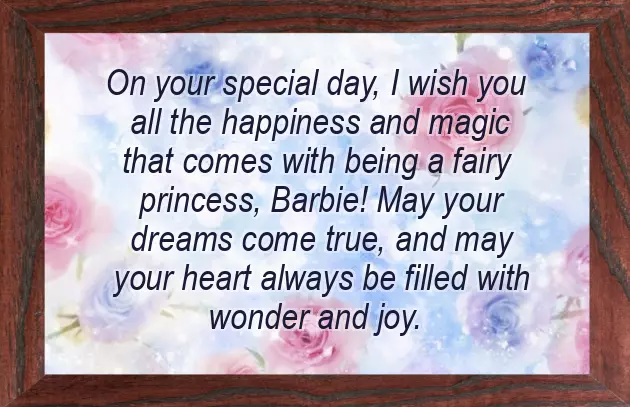 Birthday Wishes Barbie Birthday Wishes Barbie