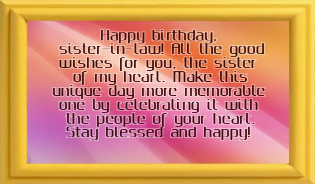 Birthday Quotes For Sister In Law Birthday Quotes For Sister In Law