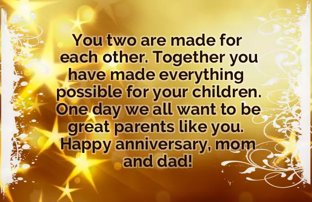 Parents Wedding Anniversary