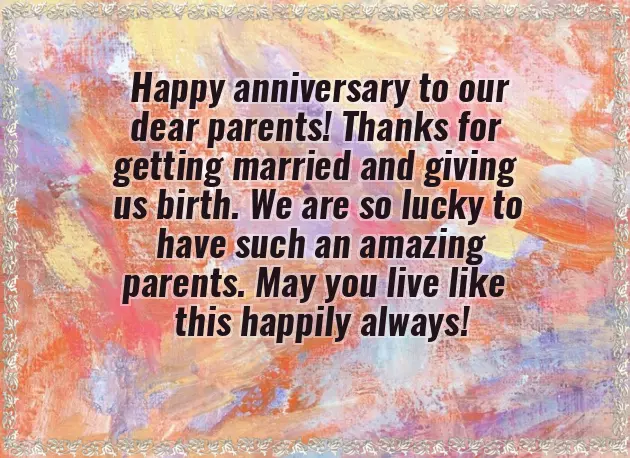 25Th Anniversary Wish For Parents 25Th Anniversary Wish For Parents