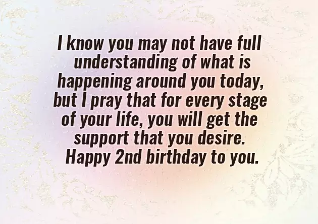 Birthday Wishes For 2 Years Old Niece