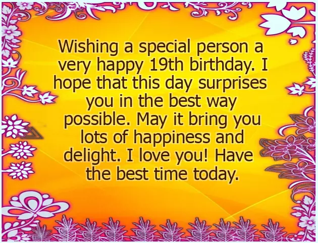 Happy 19Th Birthday Quotes Happy 19Th Birthday Quotes