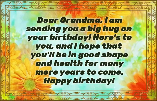 Greeting For Grandmother