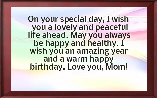 Happy Birthday To Best Mom