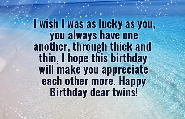 Birthday Wishes For Twin Brothers