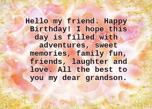 Birthday Wishes For A 5 Year Old Boy