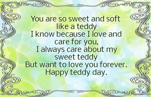 Teddy Day Message For Gf Teddy Day Message For Gf
