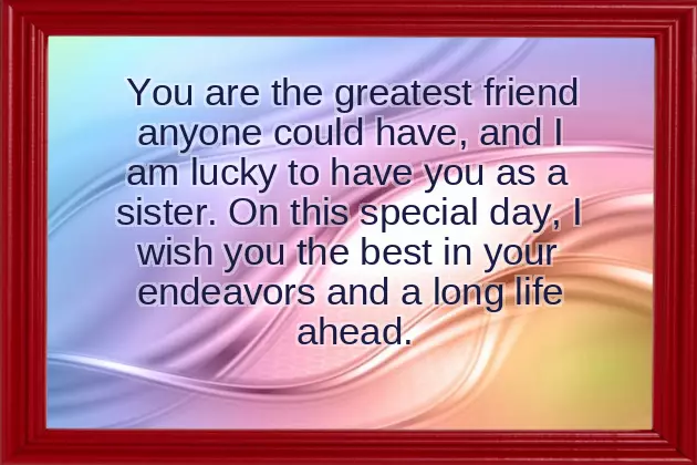 Birthday Wishes Letter For Sister Birthday Wishes Letter For Sister