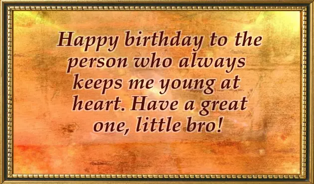 Birthday Wishes Of Younger Brother Birthday Wishes Of Younger Brother