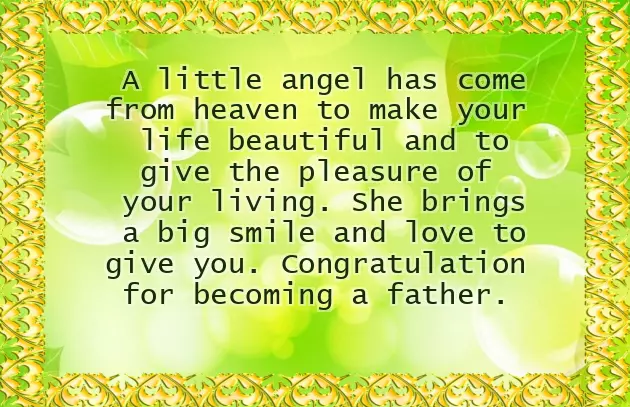 Congrats On Becoming A Father
