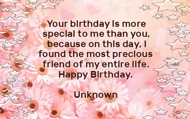 Wishes To Friend On Her Birthday