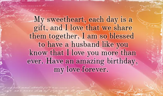 Birthday Wishes Husband English Birthday Wishes Husband English