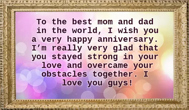 Happy Wedding Anniversary Mom & Dad Happy Wedding Anniversary Mom & Dad