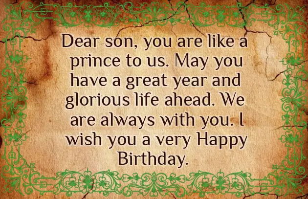 Birthday Wishes For A Wonderful Son