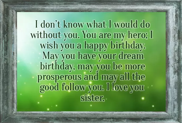 Best Wishes For Birthday For Big Sister