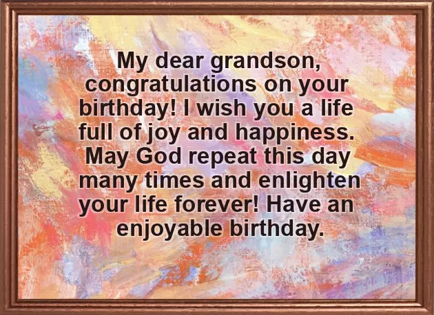 Happy Birthday To My Oldest Grandson Happy Birthday To My Oldest Grandson