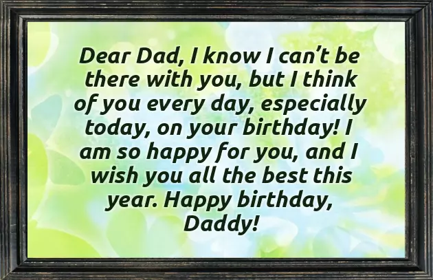 A Birthday Wish For Father A Birthday Wish For Father