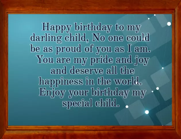 First Birthday Wishes To My Son