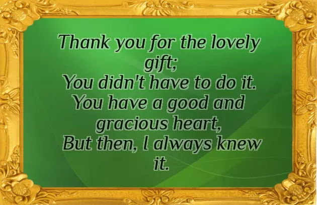 Poem For Appreciation