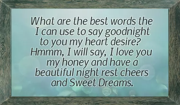 Good Night Sweet Husband Good Night Sweet Husband