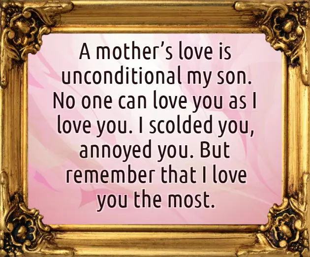 Graduation Message For Son From Mother