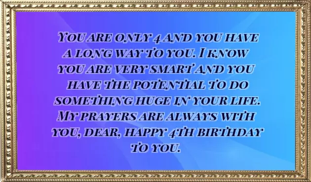 Happy Birthday To My Daughter 4 Years Old