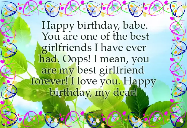 Birthday Wishes To Your Girl Birthday Wishes To Your Girl