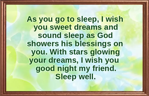 Good Night My Friend Sleep Well Good Night My Friend Sleep Well